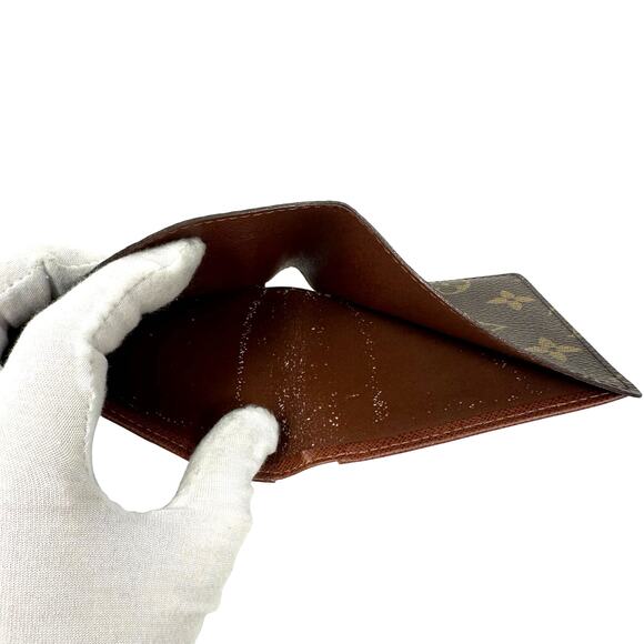 Louis Vuitton LV Monogram Slim Profile Bifold Wallet Card Holder - Picture 9 of 12